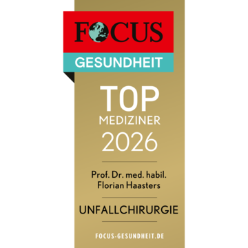 Artemed Klinikum München Süd FOCUS Siegel 2026 Top-Mediziner Haasters Unfallchirurgie