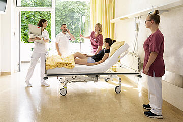 Artemed Patientenversorgung Visite