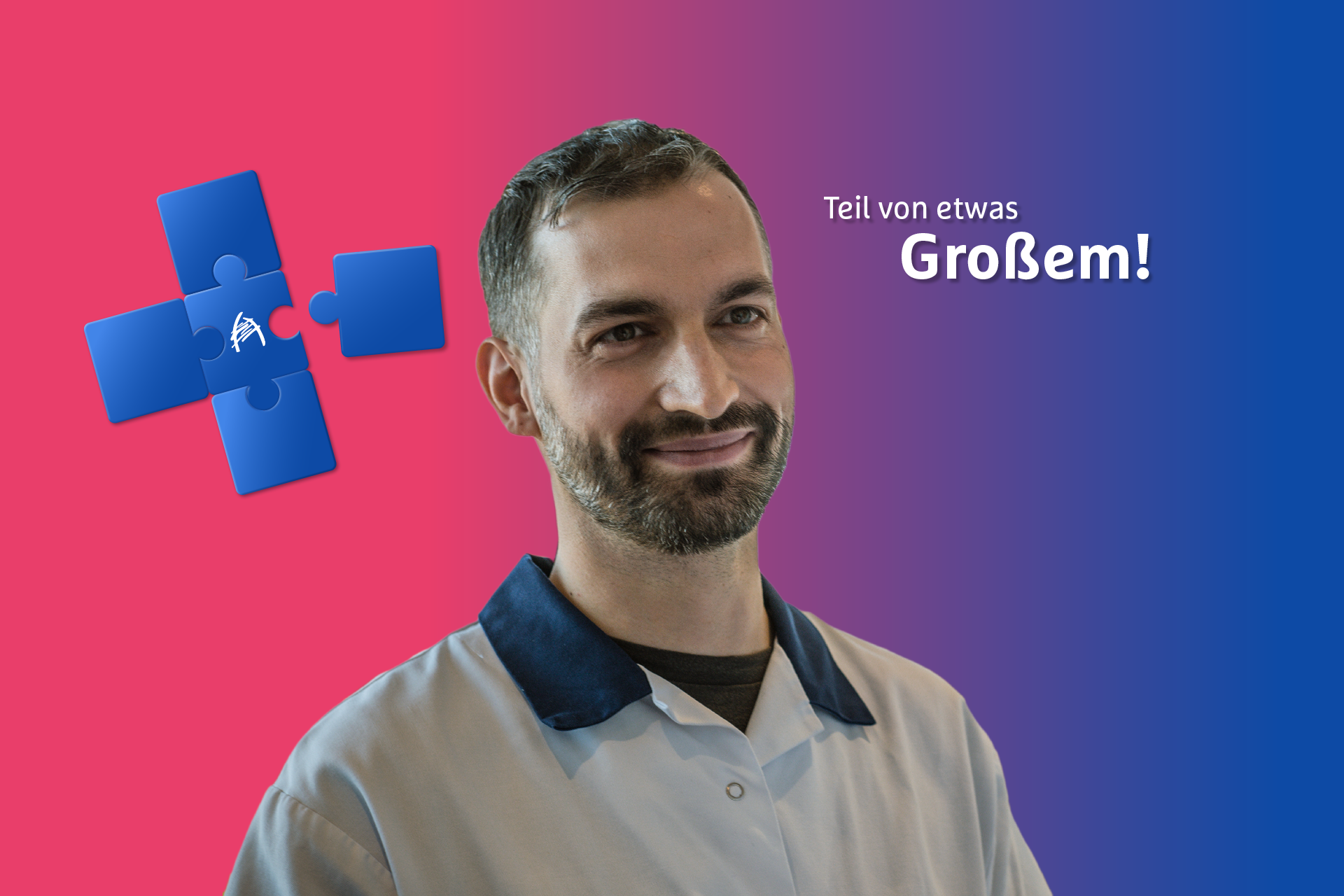 Pflegekraft als Teil von Etwas Großem