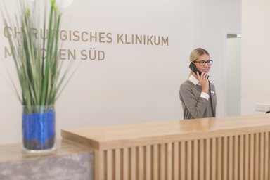 Empfangsbild Artemed Klinikum München Süd