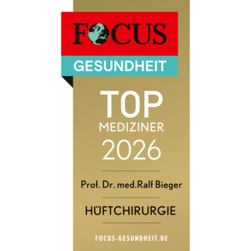 Artemed Klinikum München Süd FOCUS Siegel 2026 Top Mediziner Bieger Hüftchirurgie