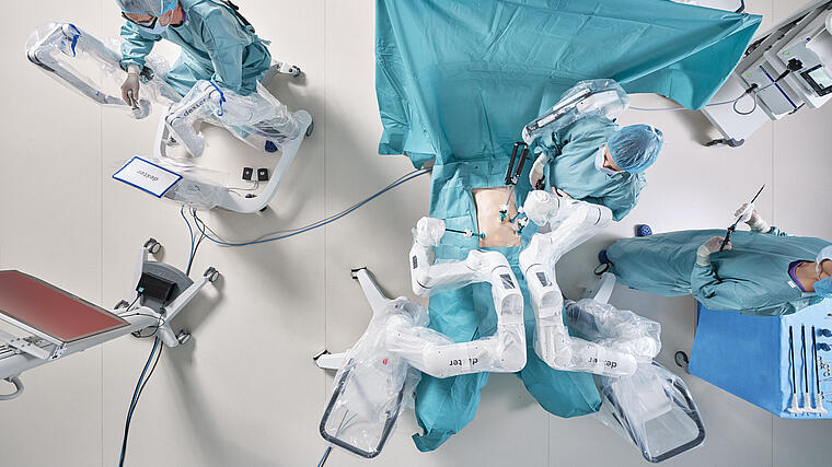 OP-Roboter Dexter Einsatz TopDown