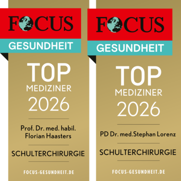 Artemed Klinikum München Süd FOCUS Siegel 2026 Top Mediziner Haasters und Lorenz Schulterchirurgie