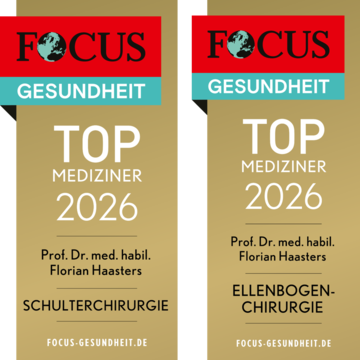 Artemed Klinikum München Süd FOCUS Siegel 2026 Top-Mediziner Haasters Schulterchirurgie und Ellenbogenchirurgie