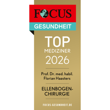 Artemed Klinikum München Süd FOCUS Siegel 2026 Top-Mediziner Haasters Ellenbogenchirurgie