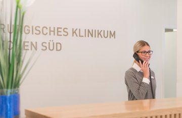 Empfangsbild Artemed Klinikum München Süd